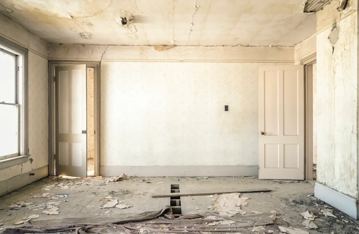 Waste disposal crew managing a cleanout project in Bowleys Quarters